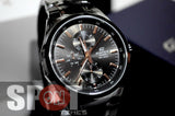 Casio Edifice Multi Function Black IP Stainless Steel Men's Watch EF-339BK-1A9