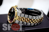 Sandoz Diamond Hour Marker Black Dial Automatic Men's Watch 8502D-70-2