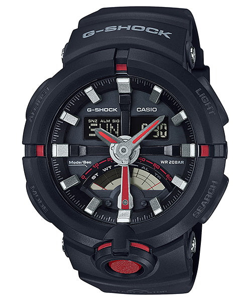 Casio G-Shock Big Case Dual Coil World Time Men's Watch GA-500-1A4