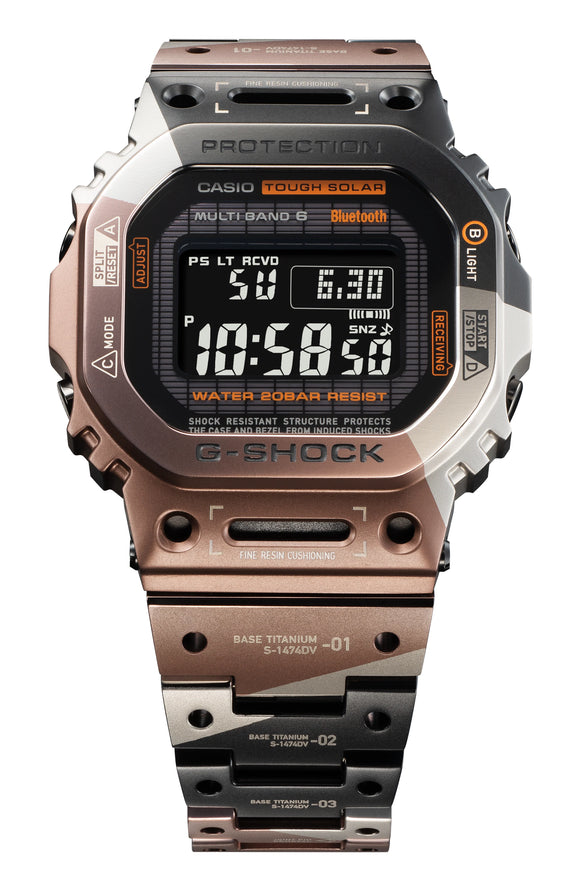 Casio G-Shock Titanium Virtual Armor Bluetooth Solar Men's Watch GMW-B5000TVB-1