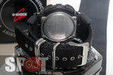 Casio G-Shock Monotone Black Cloth Band Men's Watch GA-100BBN-1