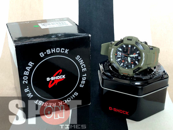 Casio G-Shock Gravitymaster Olive Drab Men's Watch GA-1100KH-3A 