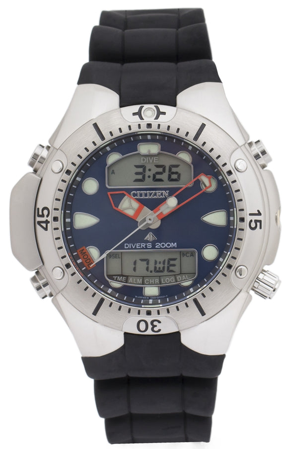 Citizen Aqualand Diver Depth Meter Men's Watch JP1060-01L