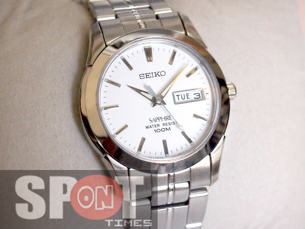 Seiko Quartz Sapphire Crystal 100m Men s Watch SGG713P1