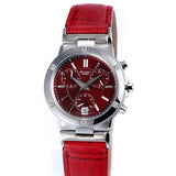 Casio Sheen Red Dial Leather Strap Ladies Watch SHN-5005L-4A1