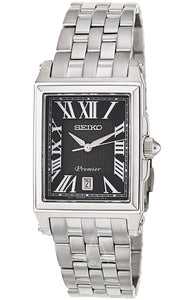 Seiko Premier Analog Stainless Steel Men's Watch SKK717P1