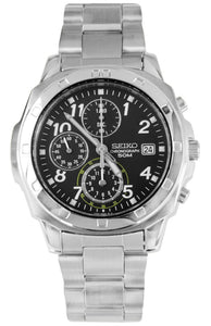 Seiko Chronograph 50m Stainless Steel Men's Watch SND195P1