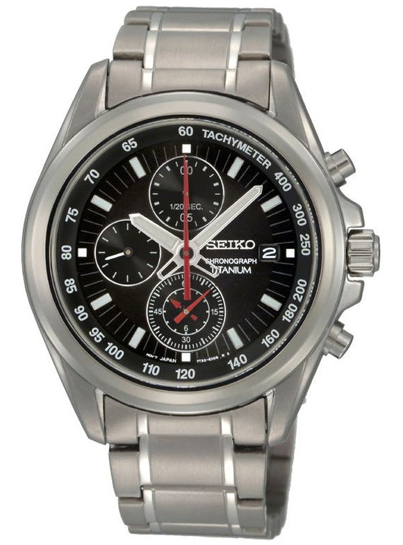 Seiko Superior Chronograph Titanium Men's Watch SNDC93P1