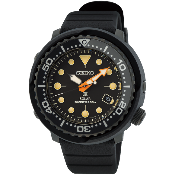 Seiko Prospex Tuna Solar Limited Divers Black Series Men's Watch SNE577P1