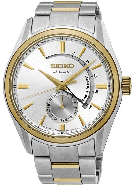 Seiko Presage Automatic Center Power Reserve Indicator Men's Watch SSA306J1