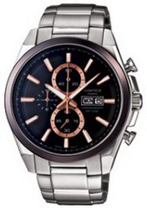 Casio Edifice Chronograph 100m Stainless Steel Men's Watch EFB-500D-5AV