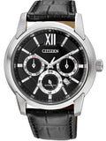 Citizen Automatic Leather Strap Men's Watch NB2000-01E