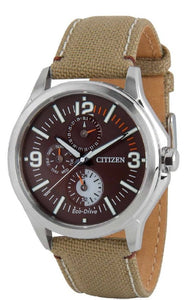 Citizen Eco-Drive Military Style Nylon Strap Men's Watch AP4000-07W