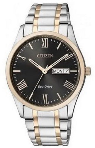 Citizen Eco Drive Two Tone Stainless Steel Men's Watch BM8504-54E