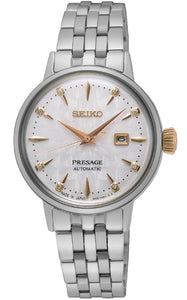 Seiko Presage Cocktail "Clover Club" Diamond Twist Automatic Ladies Watch SRE009J1