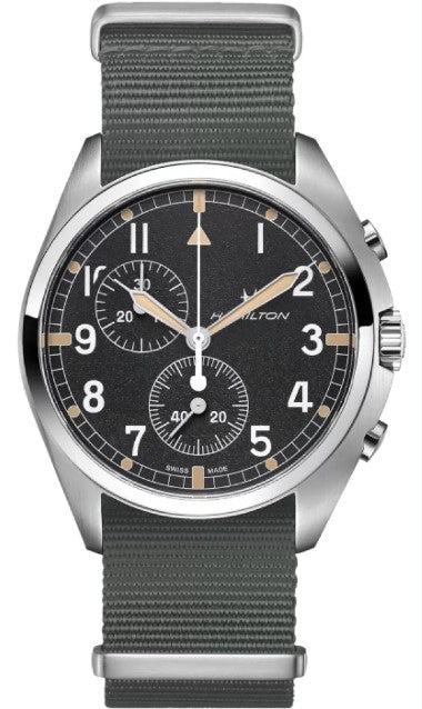 Hamilton Khaki Aviation Pilot Pioneer Chrono Quartz Men's Watch H76522931