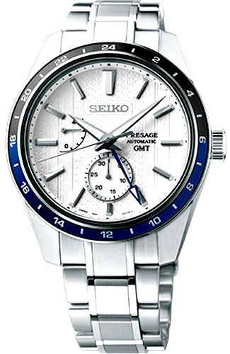 Seiko Presage Sharp Edged GMT X Zero Halliburton Men's Watch SPB269J1