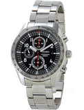 Seiko Chronograph 100m Stainless Steel Men's Watch SNDB59P1