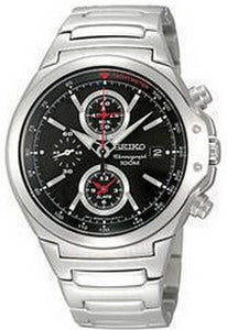 Seiko Chronograph 100m Stainless Steel Men's Watch SNA495P1