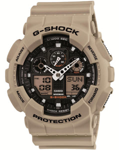 Casio G-Shock Desert Beige Analog Digital Men's Watch GA-100SD-8A