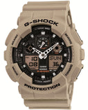 Casio G-Shock Desert Beige Analog Digital Men's Watch GA-100SD-8A