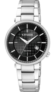 Citizen Eco Drive Sapphire Crystal Stainless Steel Ladies Watch EW1790-57E