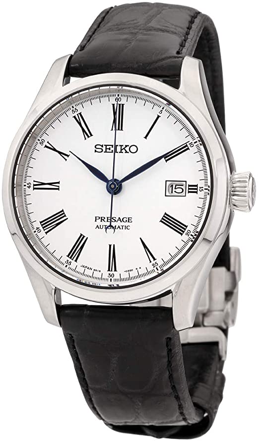 Seiko Presage Unlimited Enamel Leather Strap Men's Watch SPB047J1