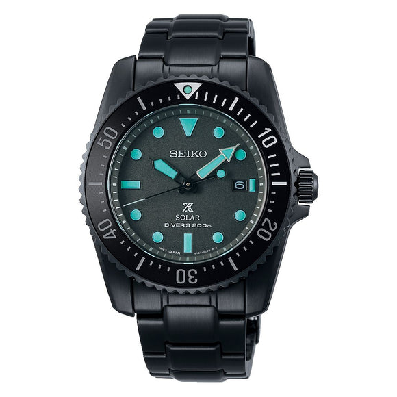 Seiko Prospex Solar Black Series 6000pcs Limited Men's Watch SNE587P1