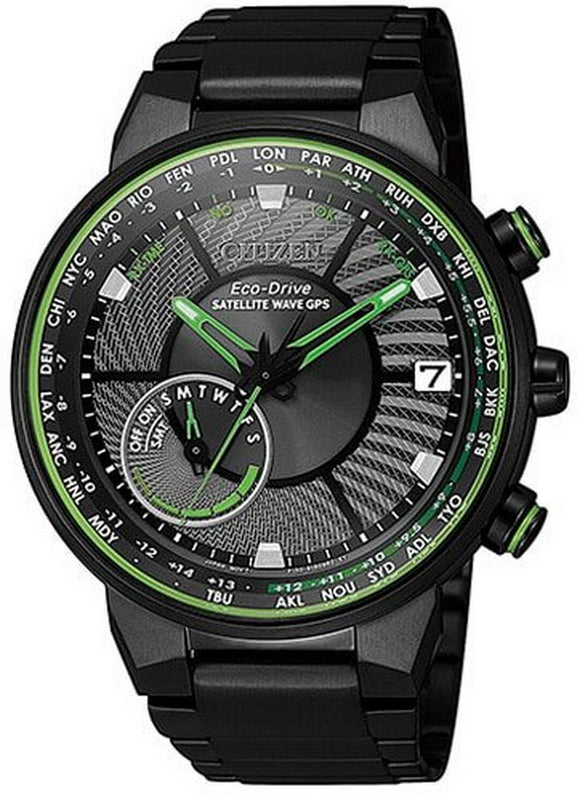 Citizen Eco-Drive Wave Satellite Wave GPS Men's Watch CC3075-80E