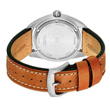 Citizen Eco-Drive Titanium Leather Strap Men's Watch BM8560-11XE