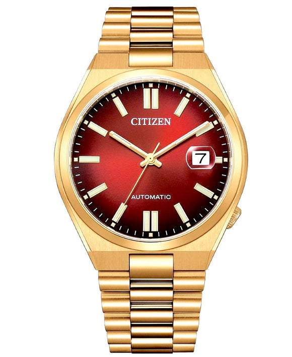 Citizen Automatic Gold Tone Stainless Steel Men's Watch NJ0153-82X
