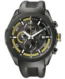 Citizen Eco-Drive Chronograph Rubber Strap Men's Watch CA0125-07E