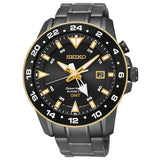 Seiko Sportura Kinetic GMT Stainless Steel Men's Watch SUN026P1