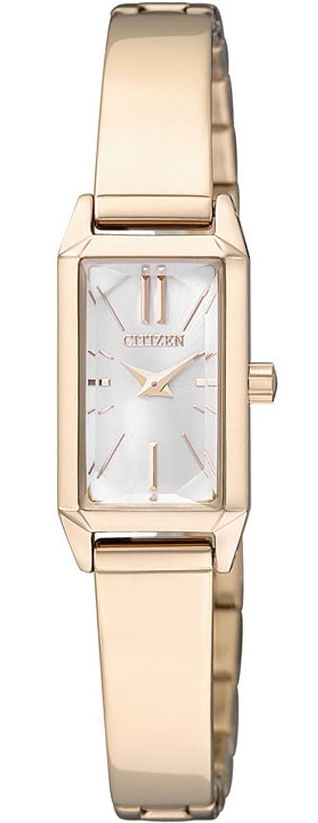 Citizen Elegance Quartz Gold Tone Stainless Steel Ladies Watch EZ6323-56A