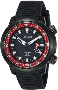 Citizen Eco-Drive Promaster GMT 200M Stainless Steel Men's Watch BJ7086-06E