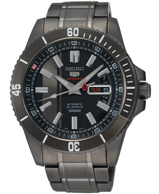 Seiko sports 5 automatic 24 jewels on sale