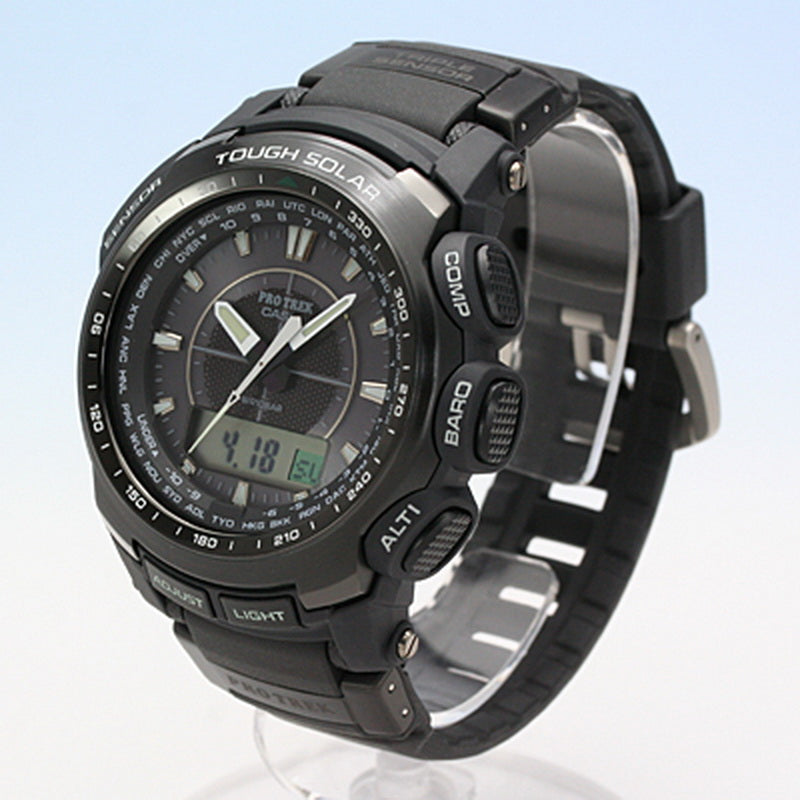 Casio Protrek Triple Sensor Tough Solar Men s Watch PRG 510 1 Spot On Times