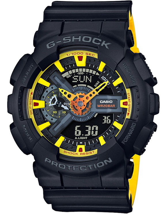 Casio G-Shock Yellow Gradation Bi-Color Men's Watch GA-110BY-1A