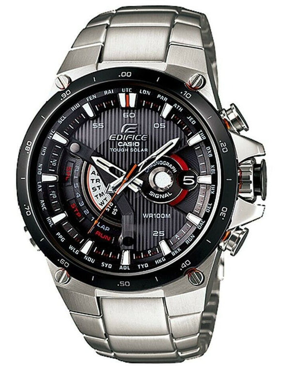 Casio Edifice Tough Solar World Time Men's Watch EQS-A1000DB-1A