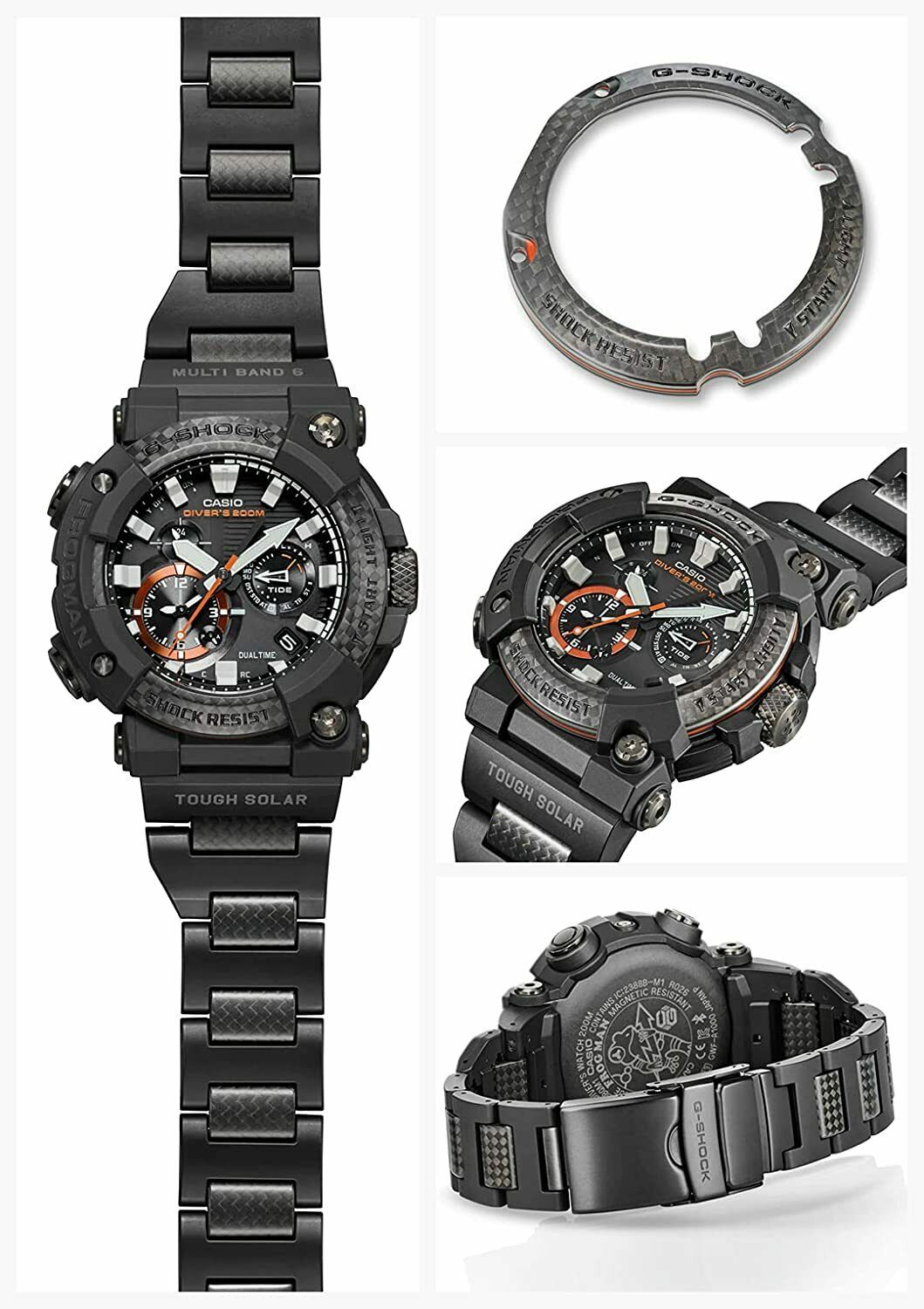 Casio G-Shock Frogman GWF-A1000XC orders Carbon