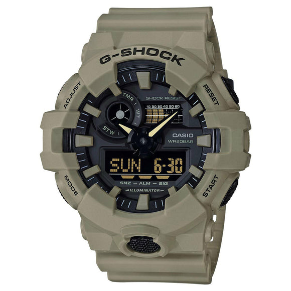 Casio G-shock Super Illuminator Tan Utility Men's Watch GA-700UC-5A
