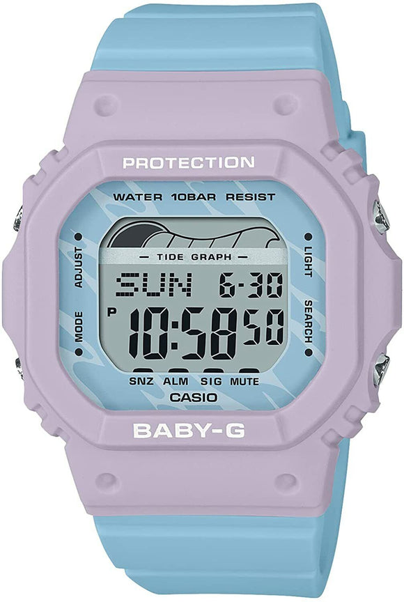 Casio Baby-G G-LIDE Series Pink Tide Moon Data Digital Ladies Watch BLX-565-2