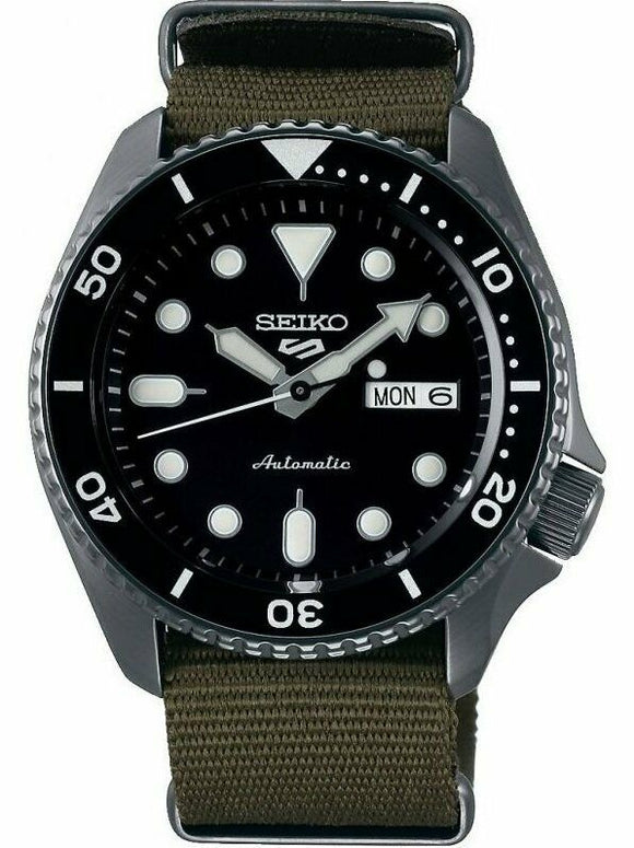 Seiko 5 Sports Style Nylon Strap Automatic Men's Watch SRPD65K4