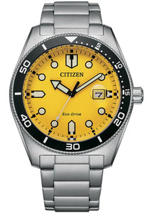 Citizen Eco Drive Stainless Steel Diver Men's Watch AW1760-81Z
