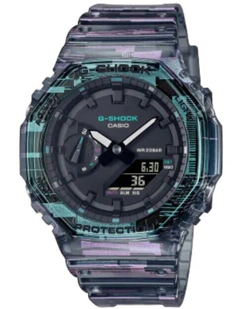 Casio G-Shock Iridescent Blazing Translucent Resin Men's Watch GA-2100NN-1A