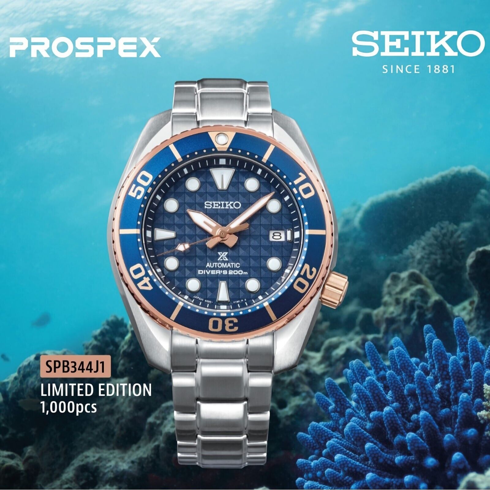 Seiko Prospex Blue Coral x Thong Sia Exclusive Limited Edition