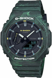 Casio G-Shock Mystic Forest Green Oak Resin Men's Watch GA-2100FR-3A