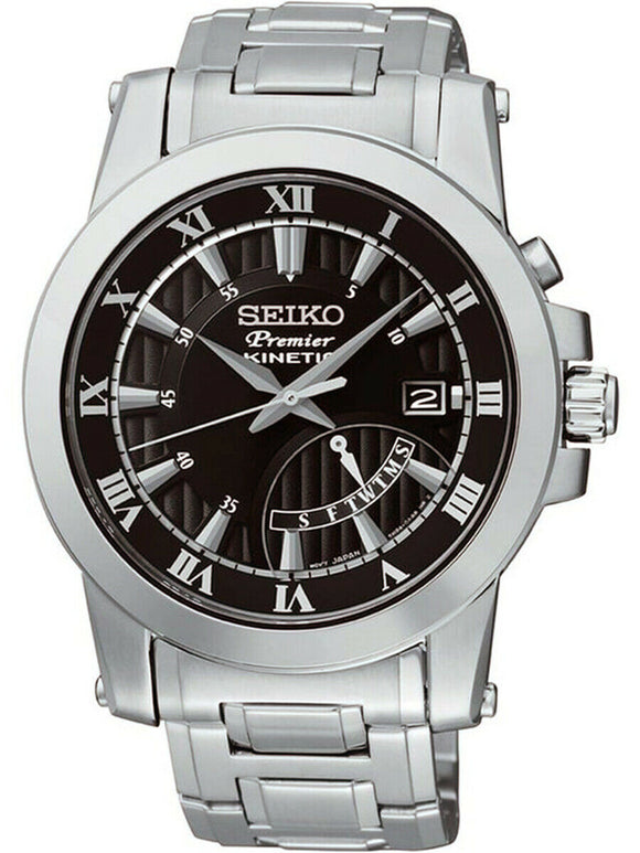 Seiko Premier Kinetic Retrograde Men's Watch SRN039P1