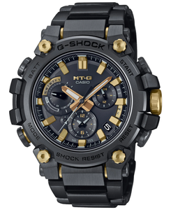 Casio G-Shock MT-G Interchangeable Bands Black Gold Men's Watch MTG-B3000BDE-1A