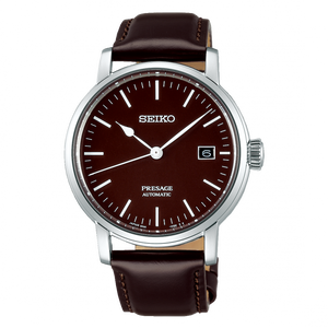 Seiko Presage Riki Enamel Brown Dial Automatic Men's Watch SPB115J1